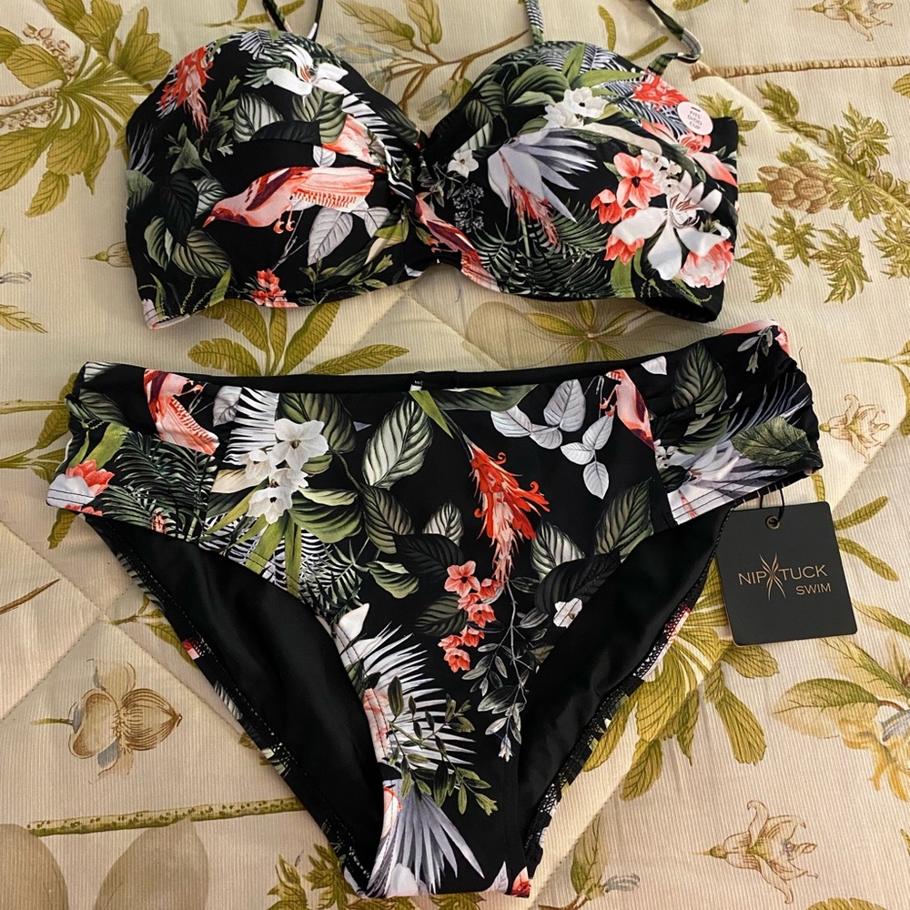 Nip Tuck swimsuit tags ON